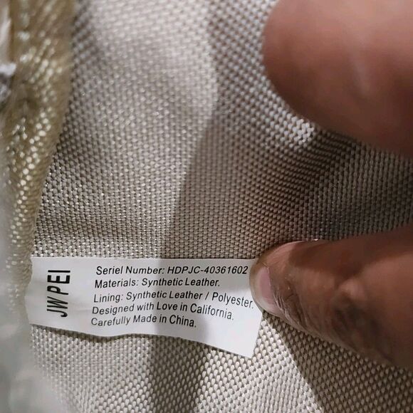 JW PEI Ivory Croc Eva Shoulder Handbag - Picture 9 of 9